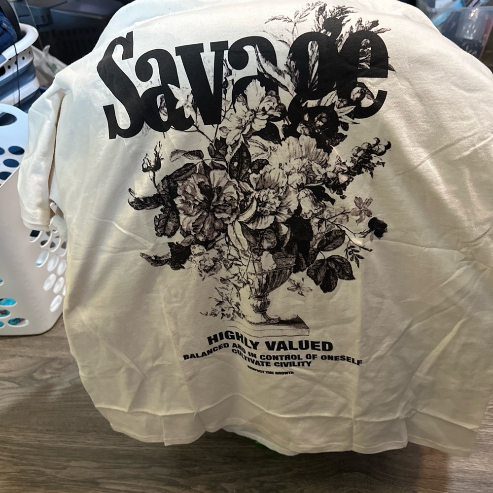 Salvage Cream Graphic Tee